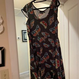 Sourpuss Clothing Deathhead Moth Dress